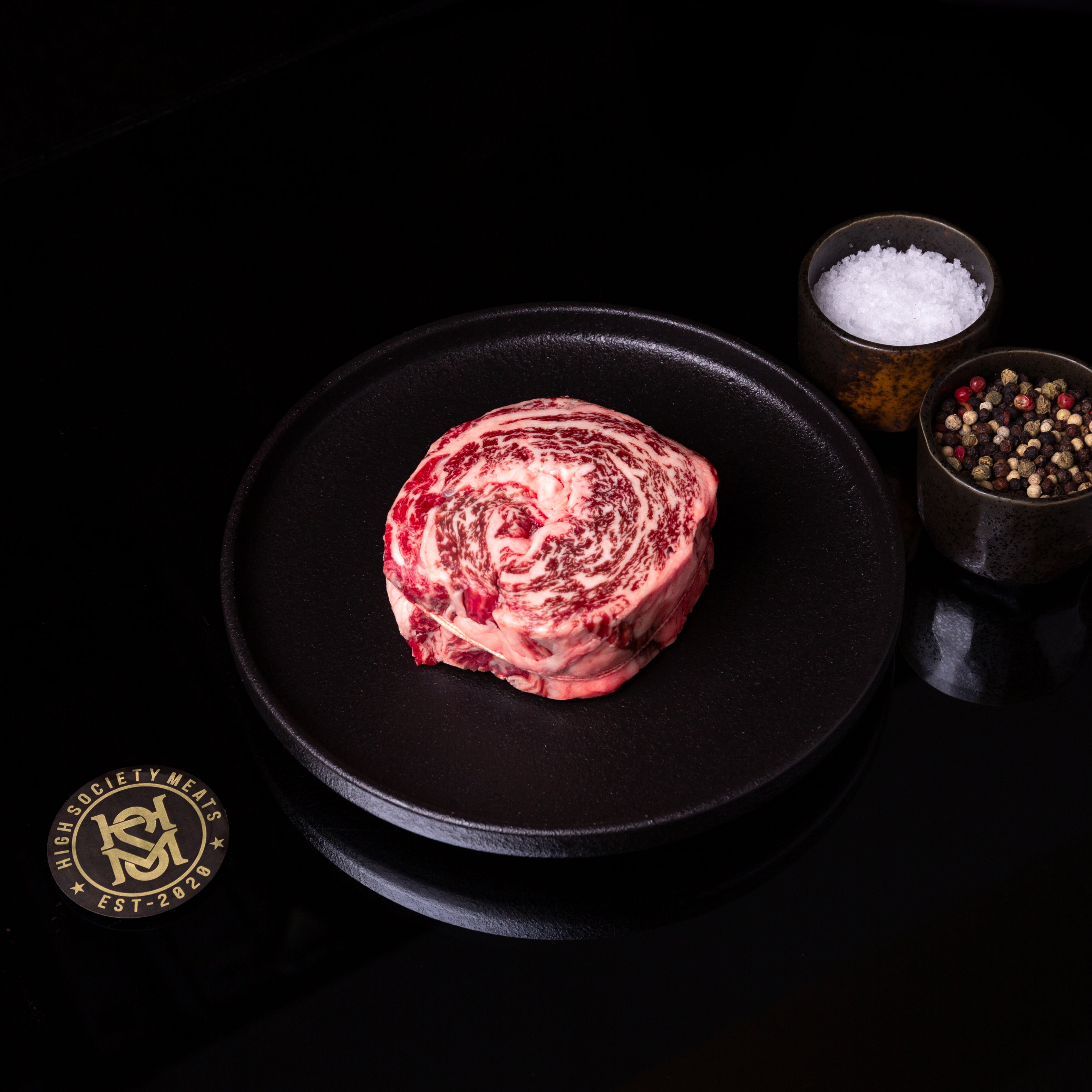Australian Wagyu Ribeye Cap Steak | Spinalis Dorsi | Rolled | BMS 4-5 | 8 oz