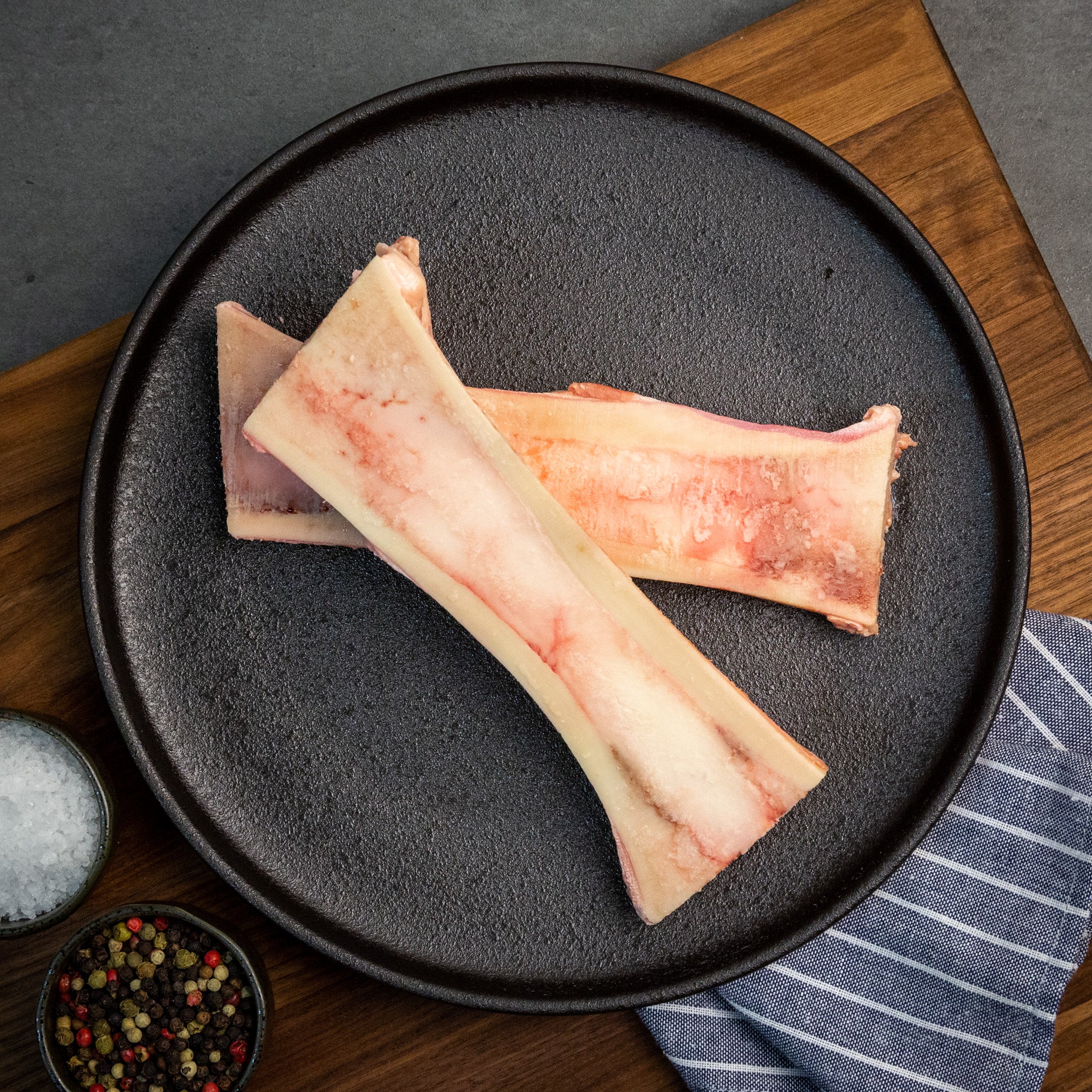 Wagyu Beef Bone Marrow Canoe Cut | 2 Pack | 1-1.5 lb