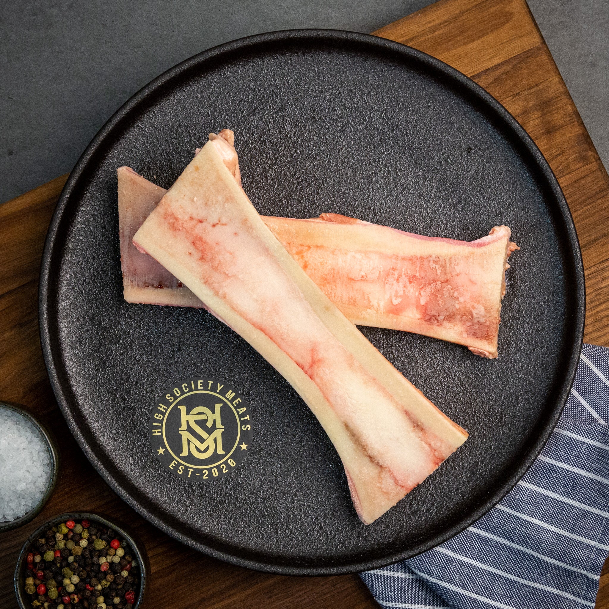 Wagyu Beef Bone Marrow Canoe Cut | 2 Pack | 1-1.5 lb