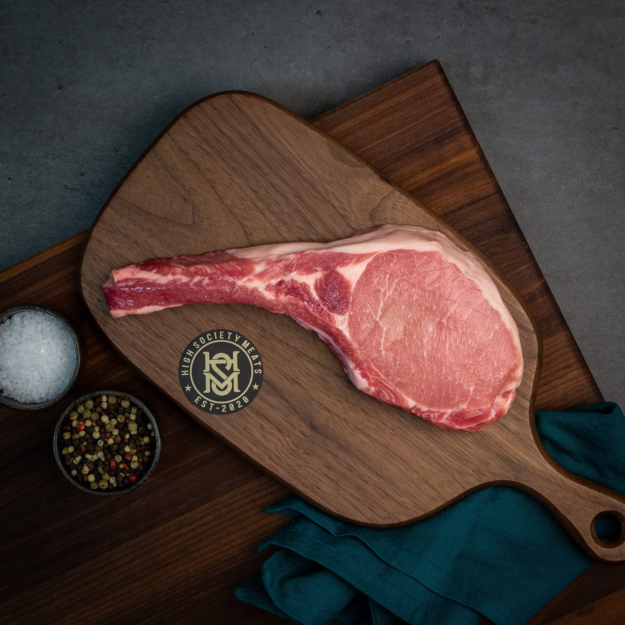 Iberian Duroc Pork Tomahawk | Frenched | Niman Ranch | 14-16 oz