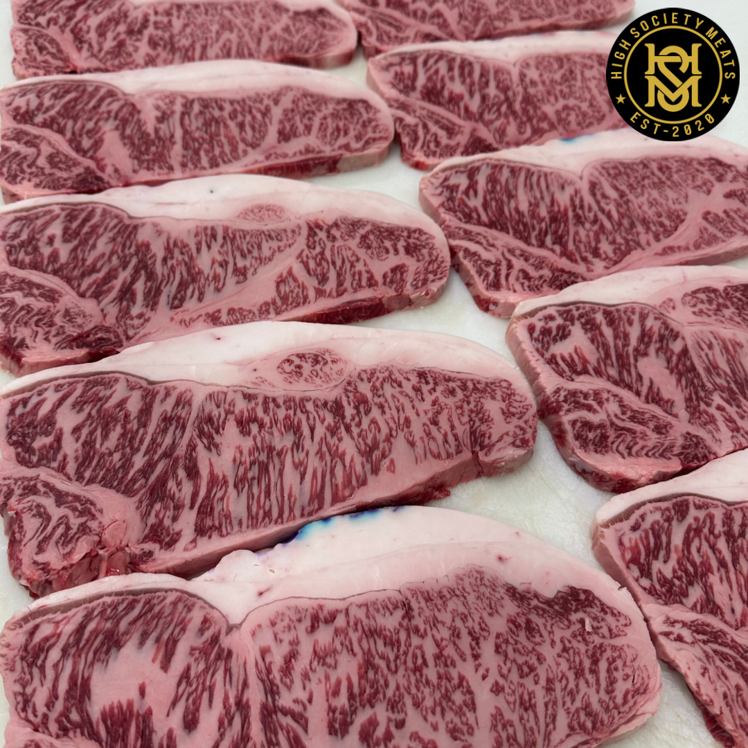 Japanese A5 Wagyu | Certified Kobe Beef | New York Strip Steak | BMS 11 | 12-13 oz