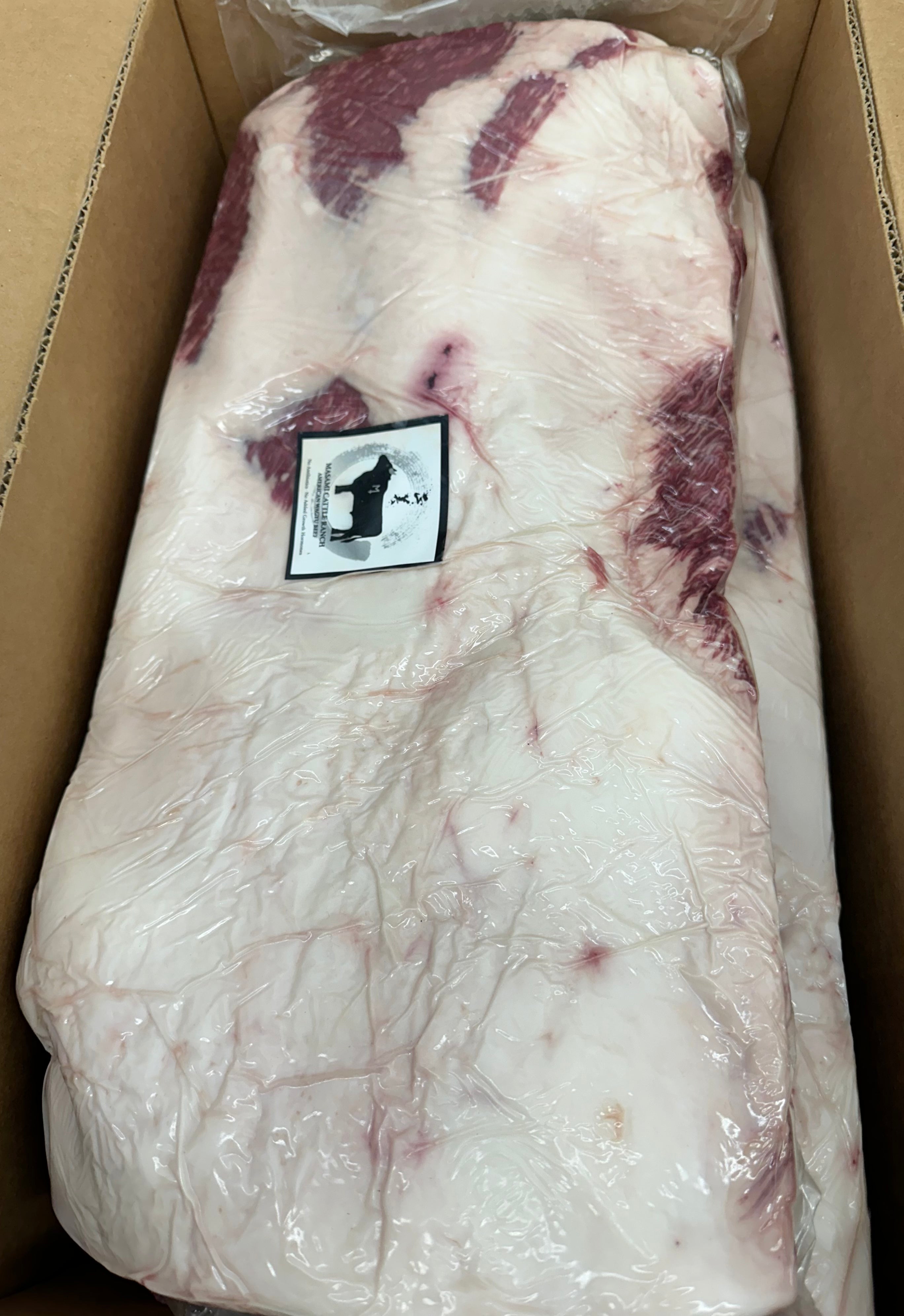 American Wagyu Short Plate Navel | Beef Belly | Masami Ranch | BMS 8+ | 9-10 LB