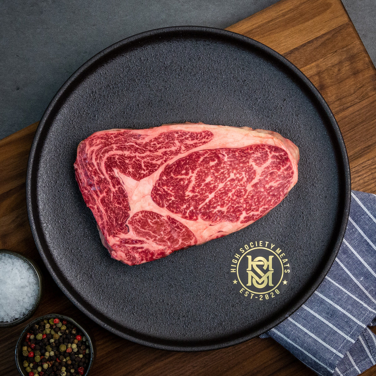 Blood Shot Ribeye Premium Wagyu and Prime Ribeye Steaks | High Society Meats