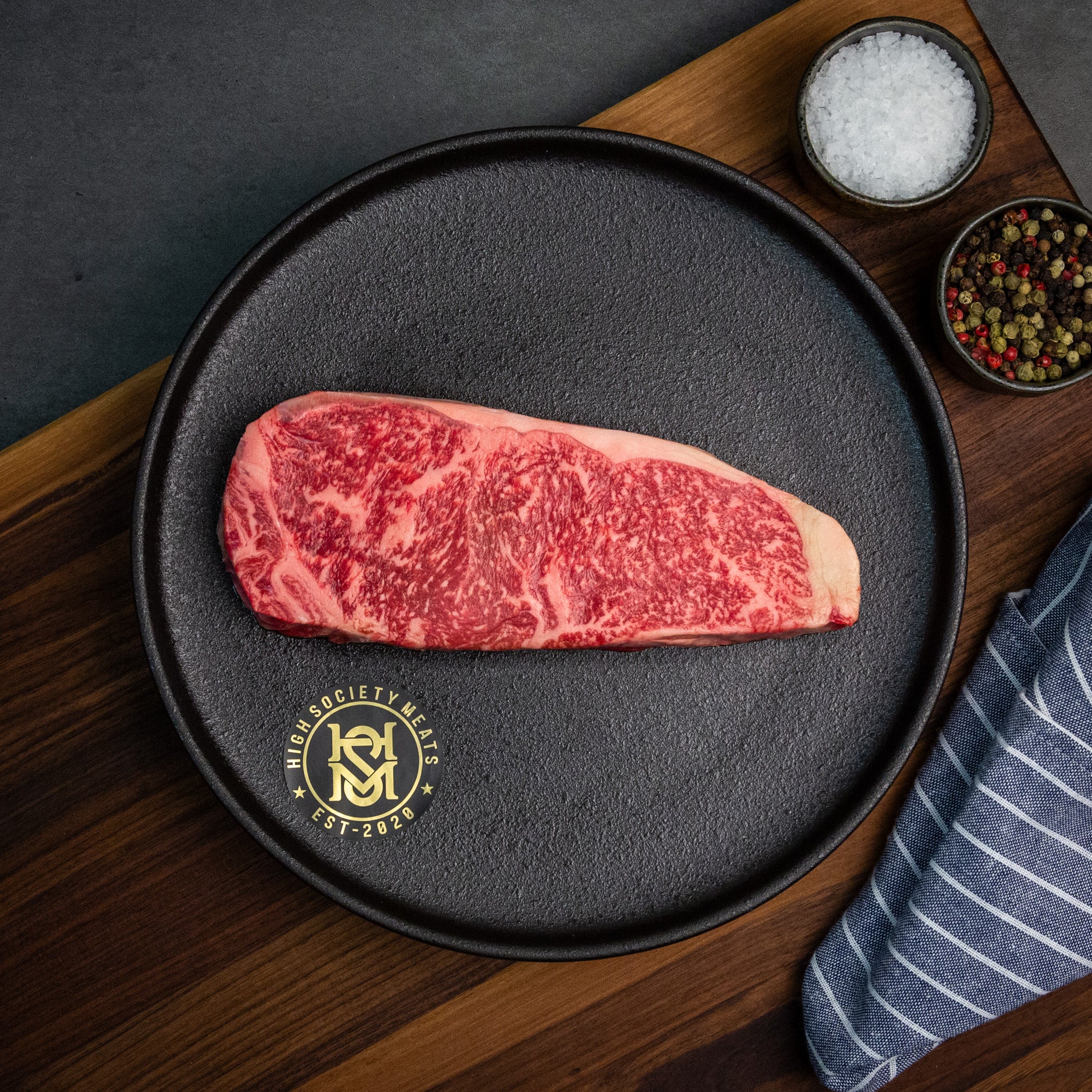 Australian Wagyu New York Strip Steak | Full Blood | BMS 6-7 | 12 oz