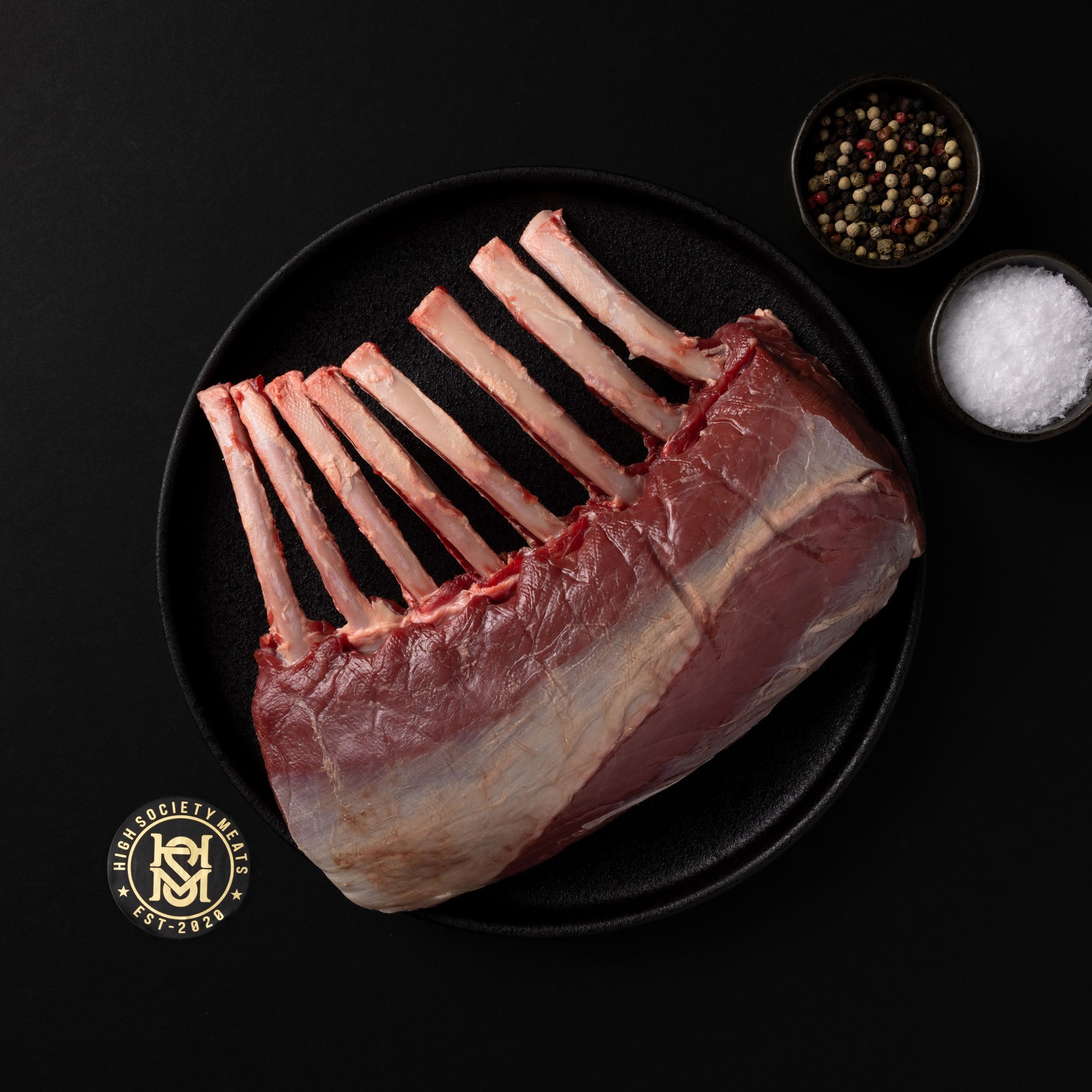 Cervena Elk Rack | New Zealand | Frenched | 8 Bone | 2-3 LB