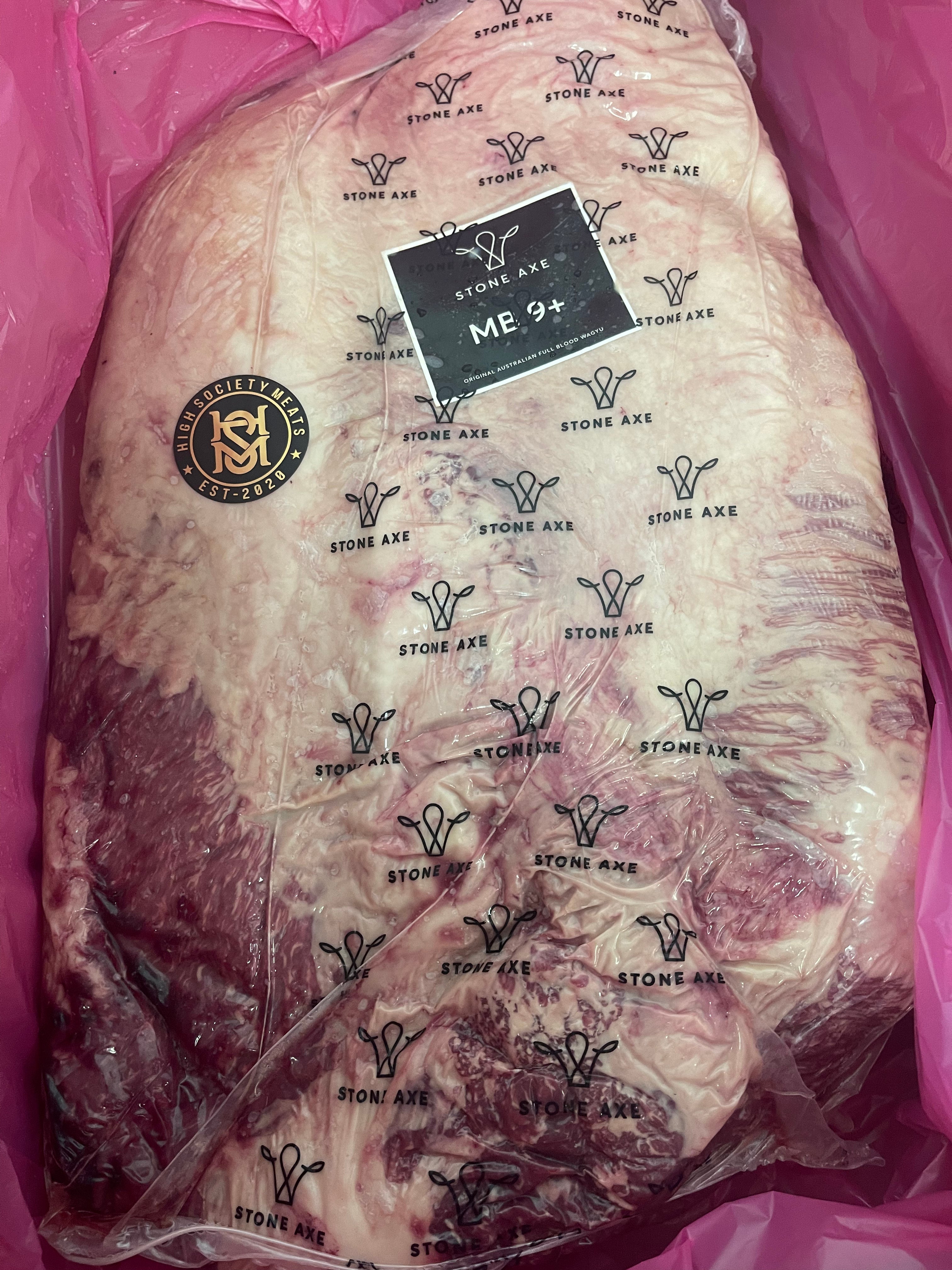 Australian Wagyu Brisket | Stone Axe | Full Blood | BMS 9+ | 14-16 lb