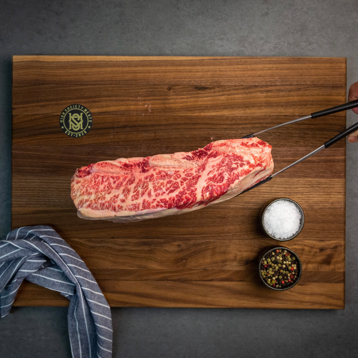 USDA Prime Bone-in Short Ribs | Niman Ranch | Full Plate | 4-5 lb