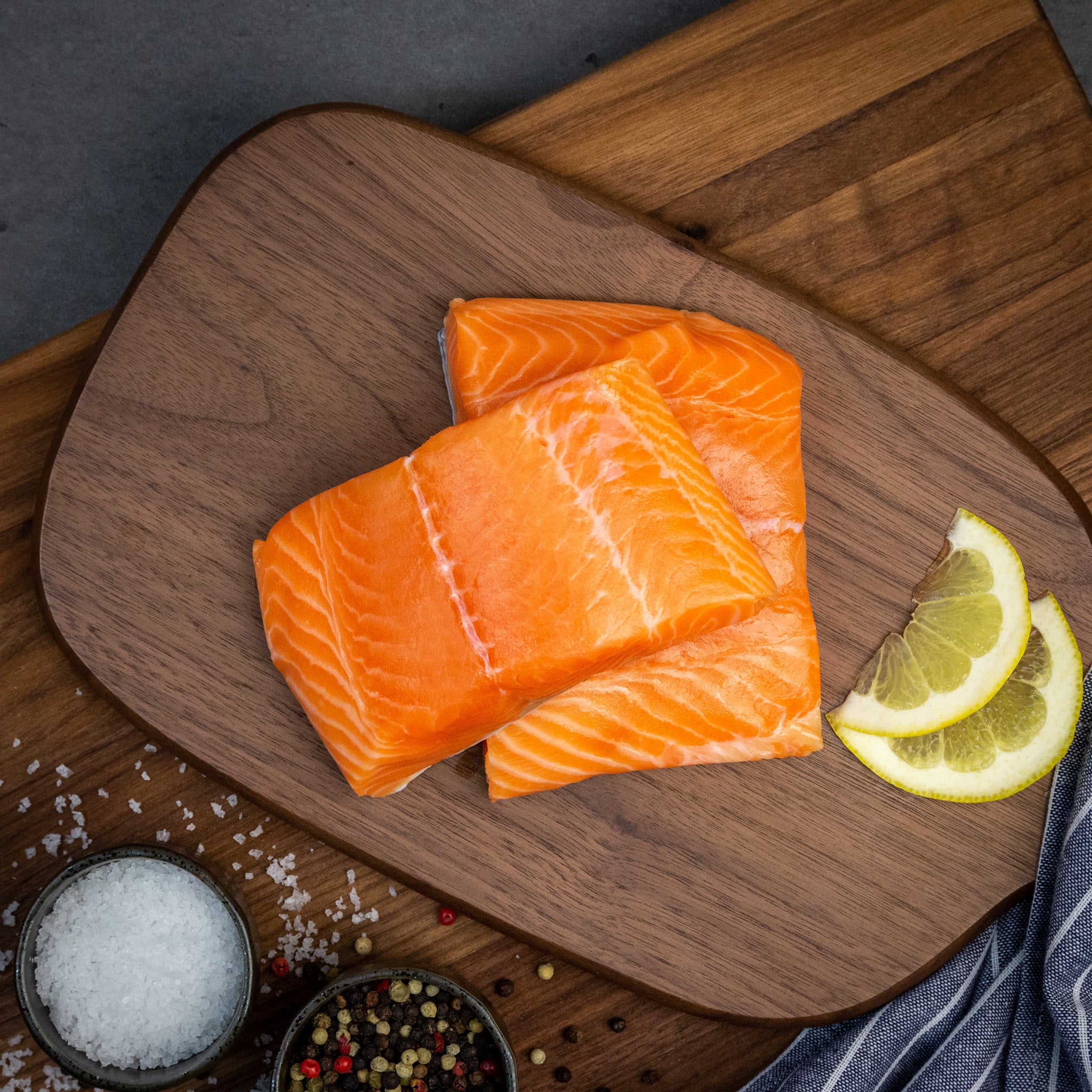 Ora King Salmon Filet Skin-on | Sashimi Grade | 8 oz