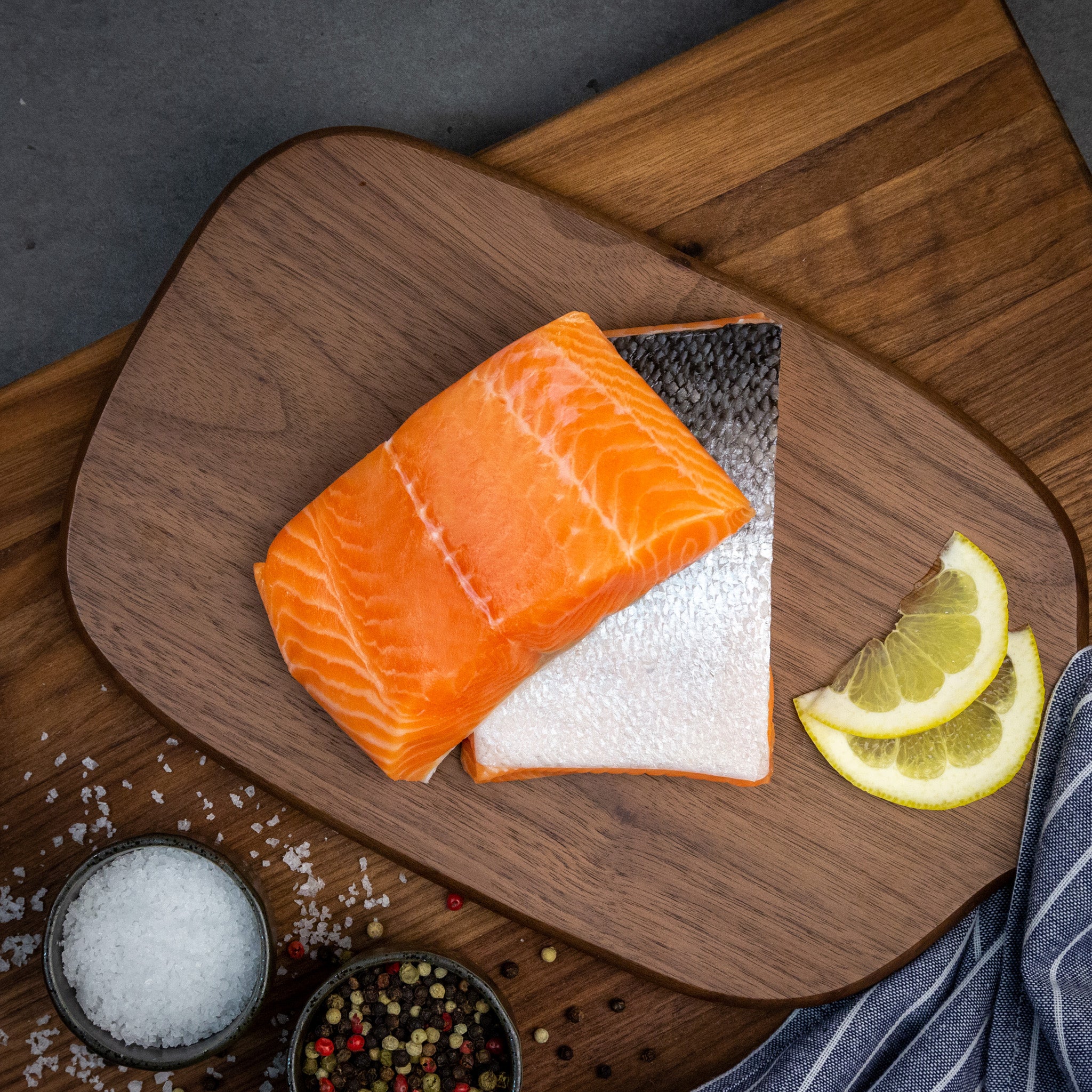 Ora King Salmon Filet Skin-on | Sashimi Grade | 8 oz